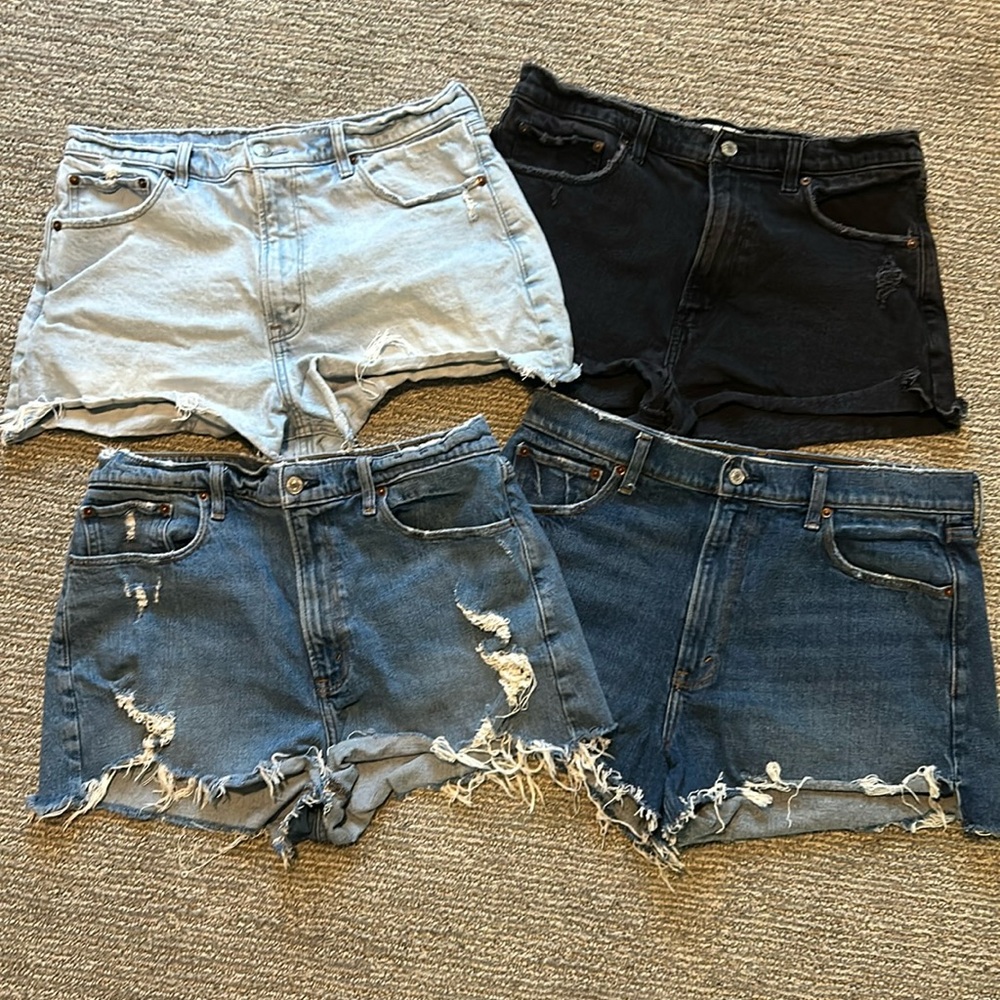 Abercrombie & Fitch the Mom Short High Rise size 31/12